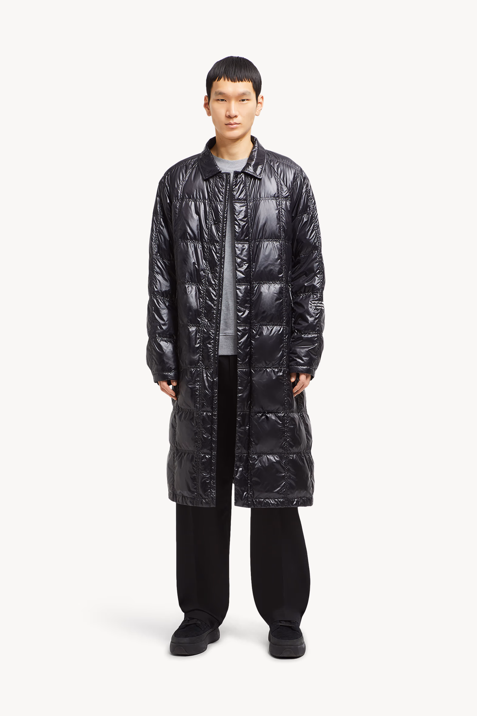 Pantalones de gabardina de algodón Moncler x FRGMT Hombre Negro Moncler 0